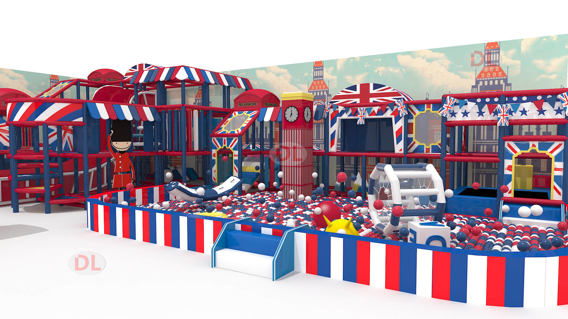 British Themed Indoor Playground British Themed Indoor Playground