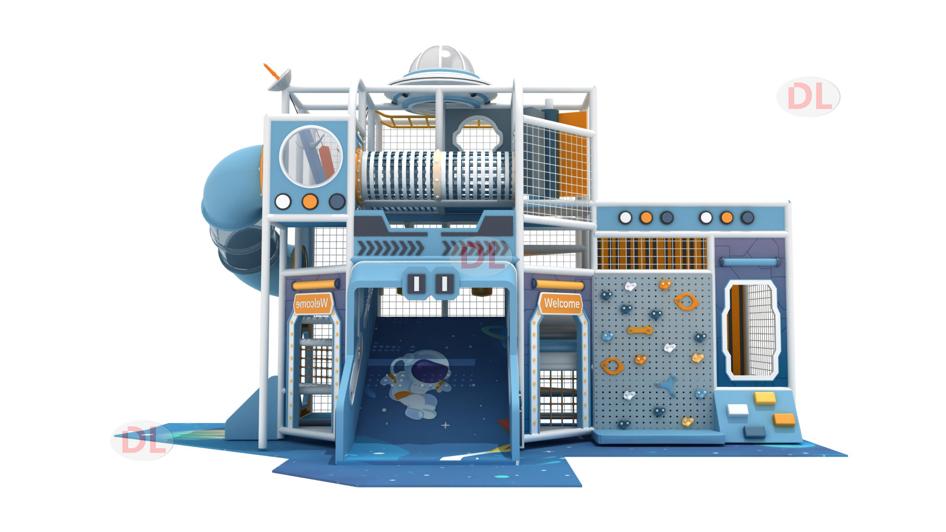 Custom family kids indoor play castle 