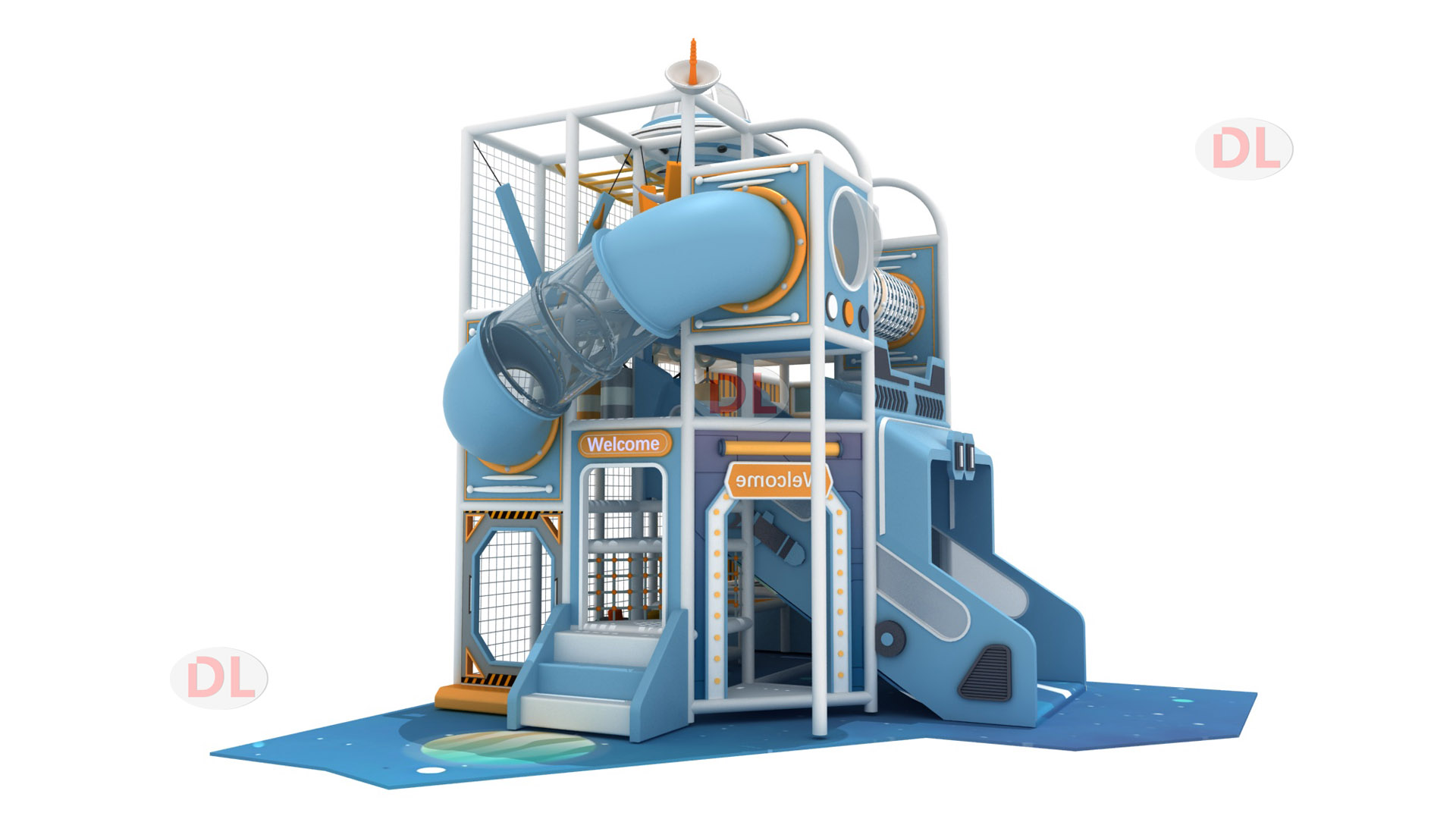 Home use custom kids naughty castle 