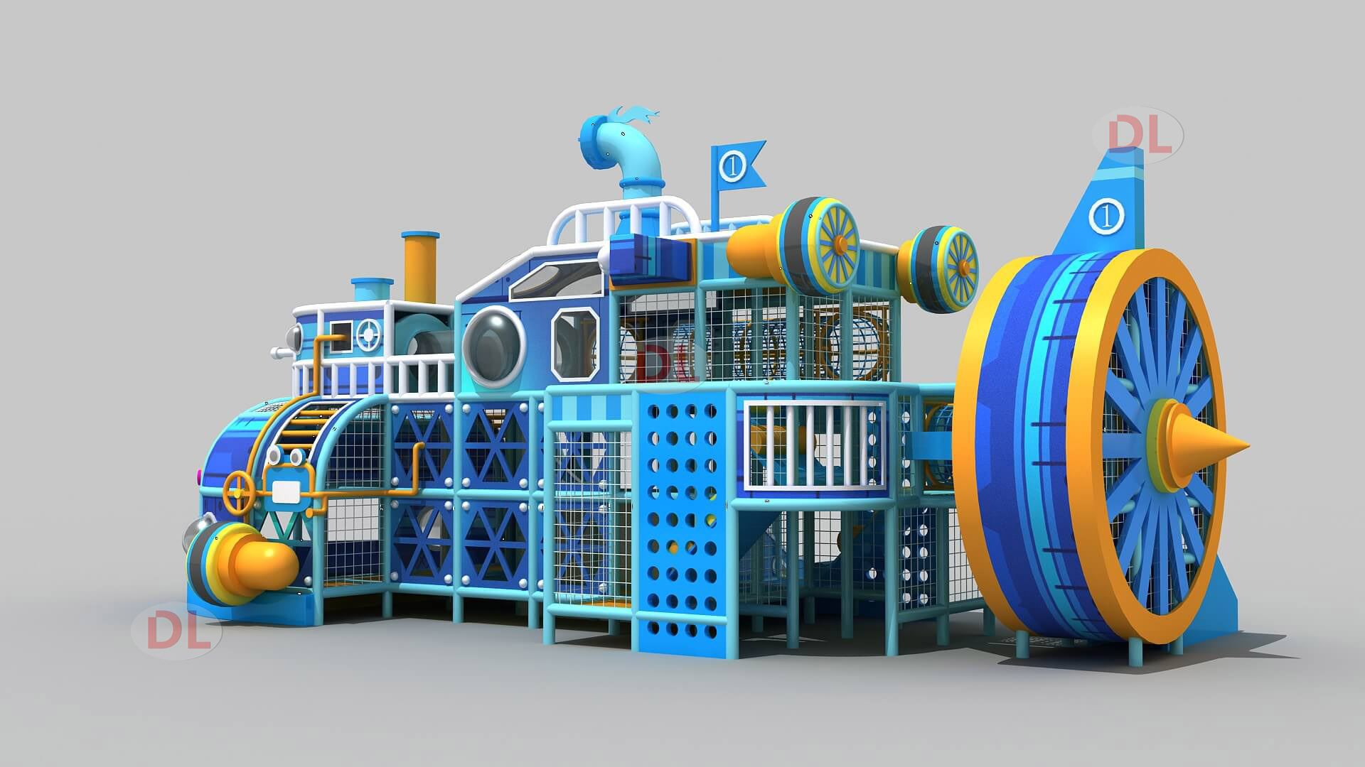 Custom kids play equipment cockpit