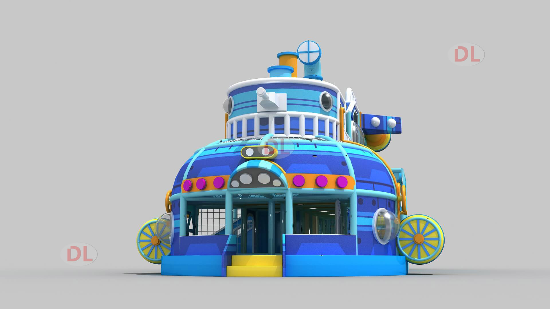 Custom indoor kids naughty castle