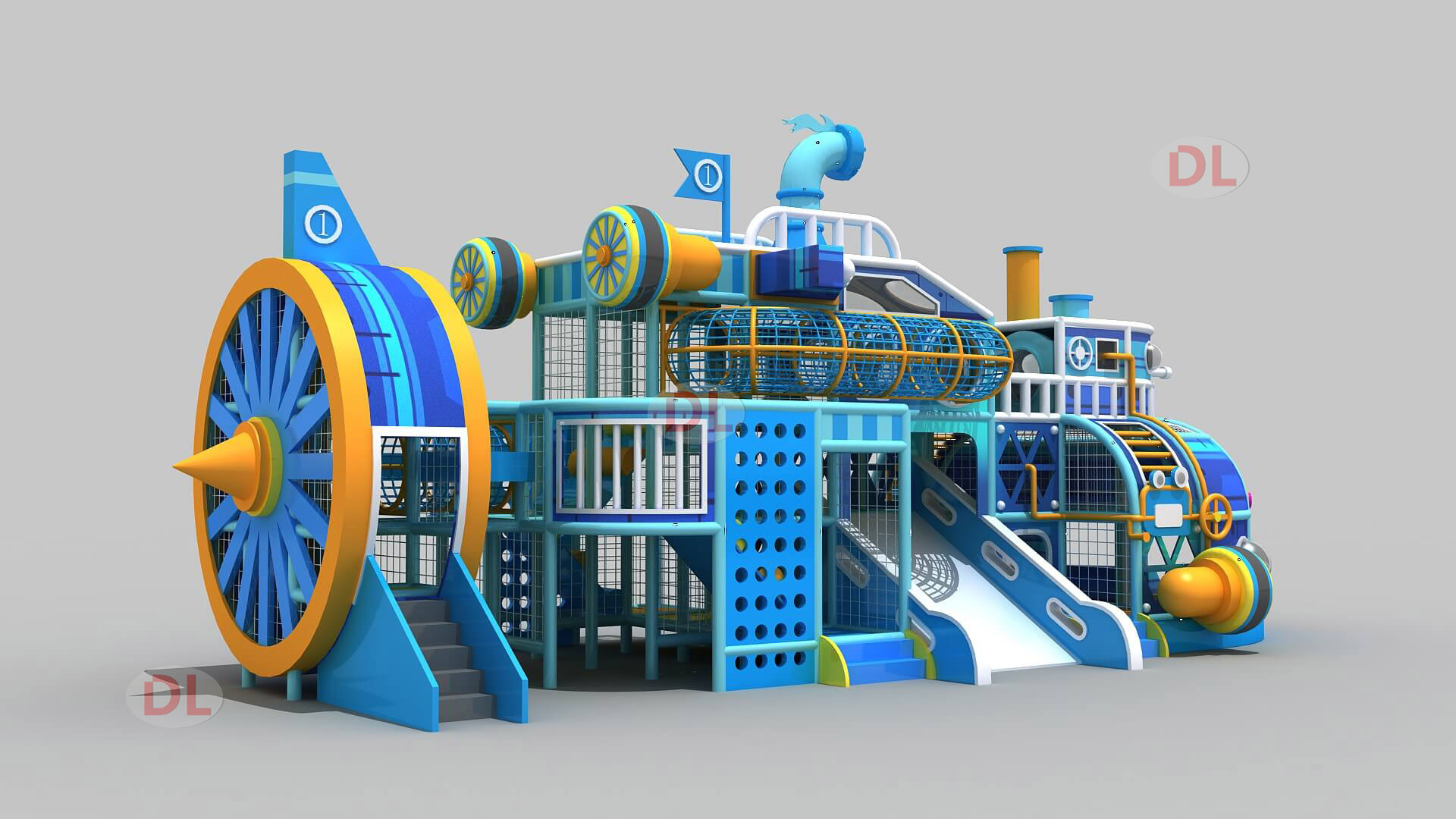 submarine theme play set