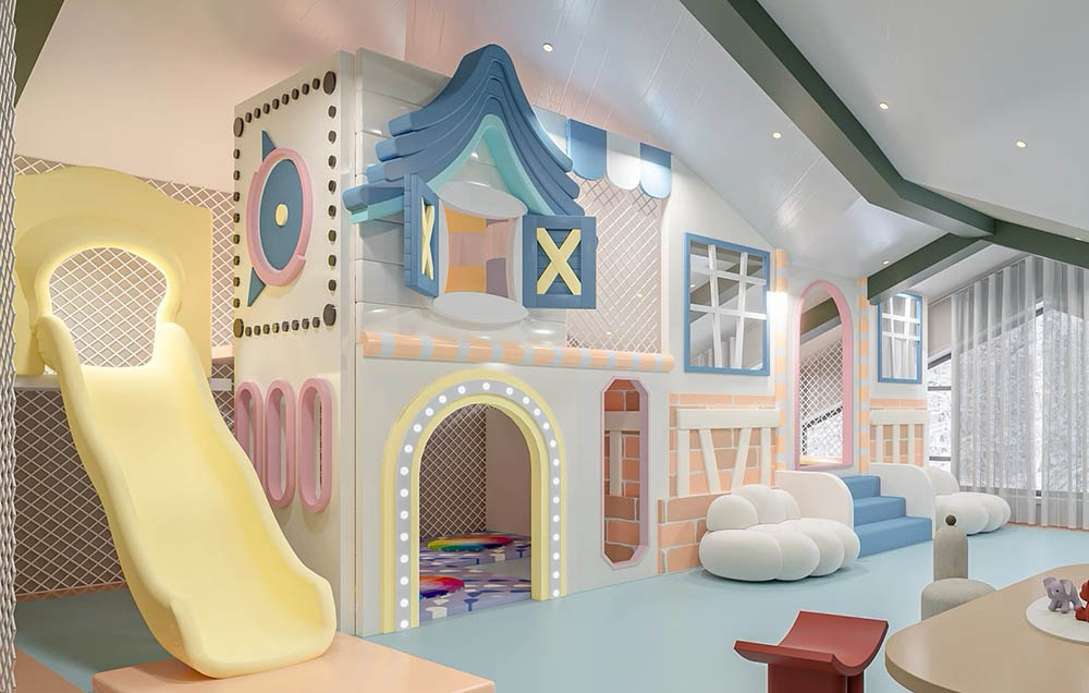 Indoor soft play playground design